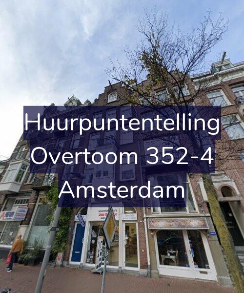Foto gevel Huurpuntentelling voor Overtoom 352-4, Amsterdam
