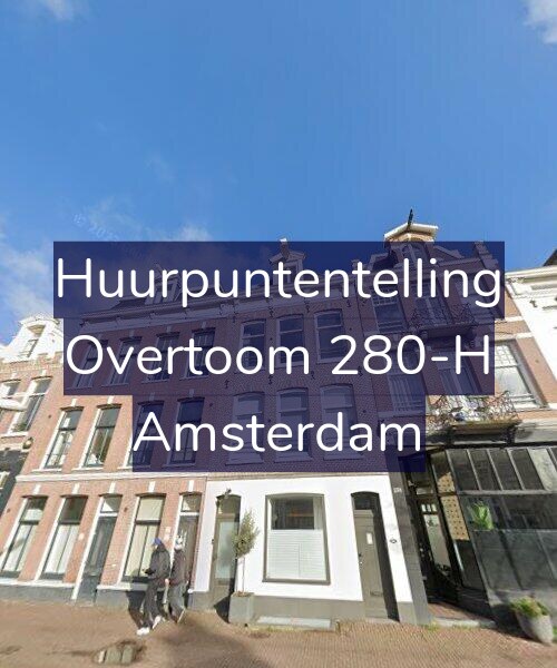 Foto gevel Huurpuntentelling voor Overtoom 280-H, Amsterdam