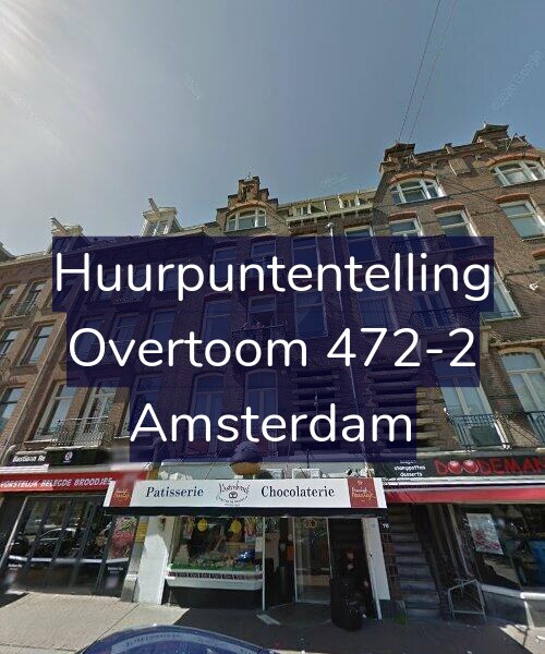Foto gevel Huurpuntentelling voor Overtoom 472-2, Amsterdam