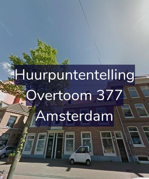 Foto gevel Huurpuntentelling voor Overtoom 377, Amsterdam