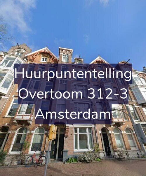 Foto gevel Huurpuntentelling voor Overtoom 312-3, Amsterdam