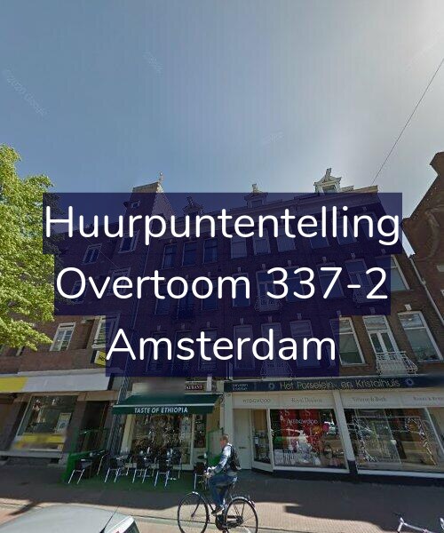 Foto gevel Huurpuntentelling voor Overtoom 337-2, Amsterdam