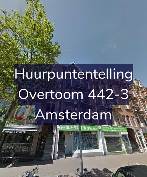 Foto gevel Huurpuntentelling voor Overtoom 442-3, Amsterdam