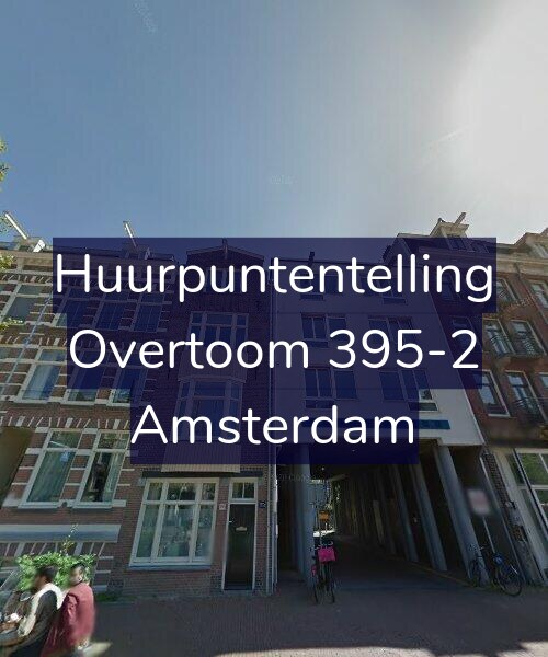 Foto gevel Huurpuntentelling voor Overtoom 395-2, Amsterdam