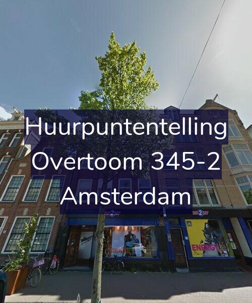 Foto gevel Huurpuntentelling voor Overtoom 345-2, Amsterdam