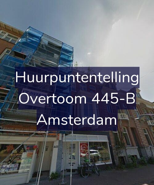 Foto gevel Huurpuntentelling voor Overtoom 445-B, Amsterdam