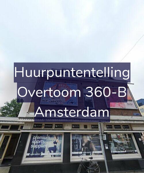 Foto gevel Huurpuntentelling voor Overtoom 360-B, Amsterdam