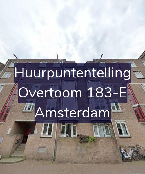 Foto gevel Huurpuntentelling voor Overtoom 183-E, Amsterdam