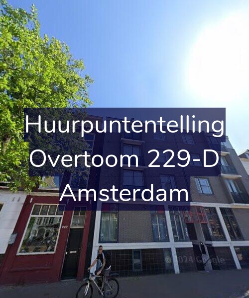 Foto gevel Huurpuntentelling voor Overtoom 229-D, Amsterdam