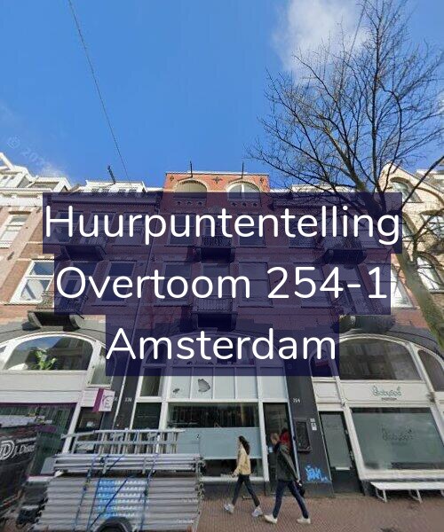 Foto gevel Huurpuntentelling voor Overtoom 254-1, Amsterdam