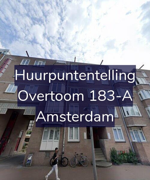 Foto gevel Huurpuntentelling voor Overtoom 183-A, Amsterdam