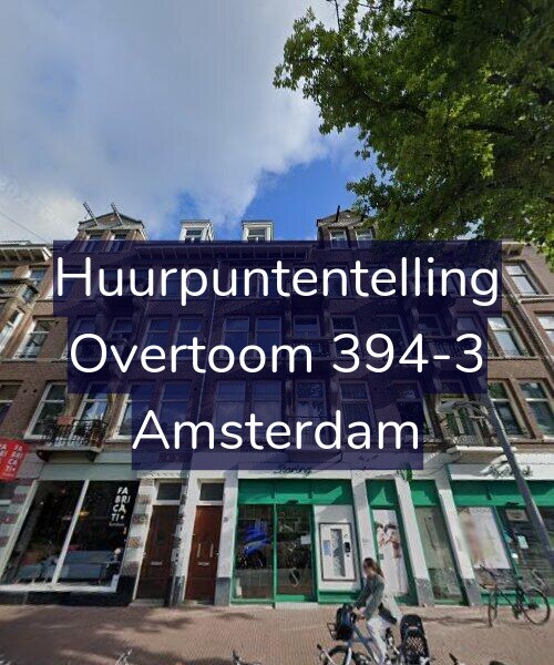 Foto gevel Huurpuntentelling voor Overtoom 394-3, Amsterdam