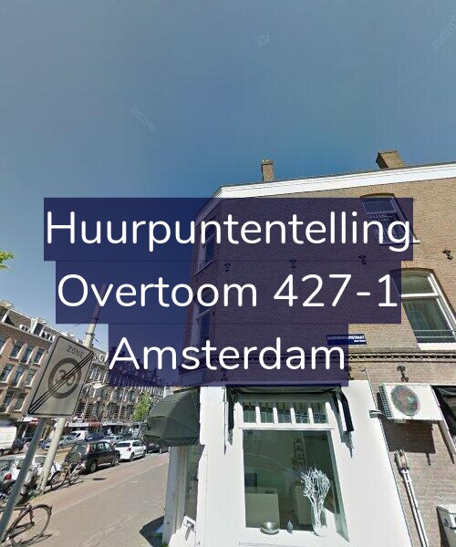 Foto gevel Huurpuntentelling voor Overtoom 427-1, Amsterdam