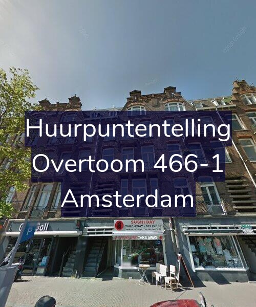 Foto gevel Huurpuntentelling voor Overtoom 466-1, Amsterdam