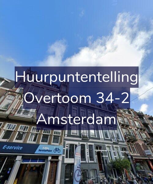 Foto gevel Huurpuntentelling voor Overtoom 34-2, Amsterdam