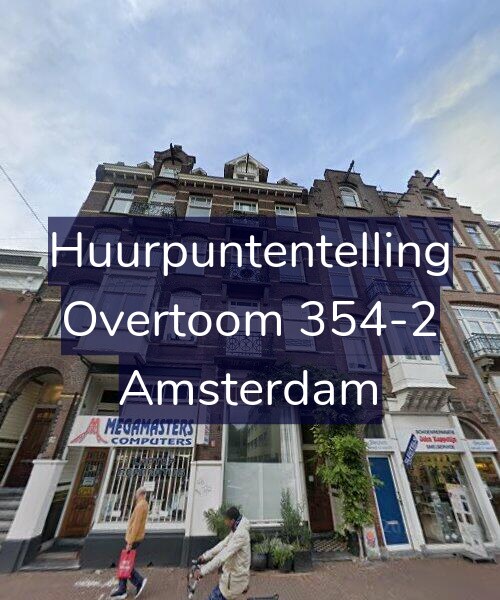 Foto gevel Huurpuntentelling voor Overtoom 354-2, Amsterdam