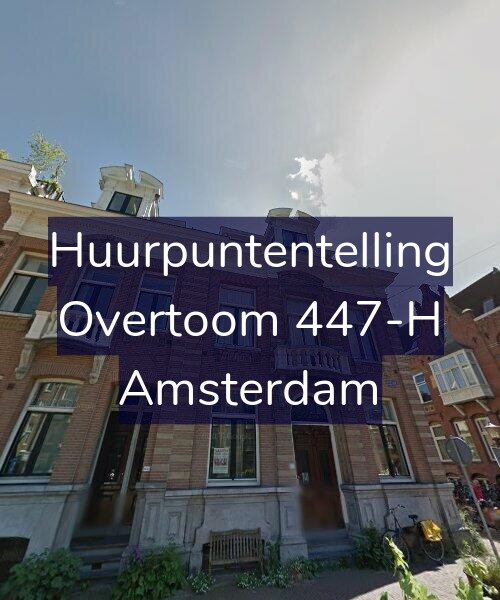 Foto gevel Huurpuntentelling voor Overtoom 447-H, Amsterdam