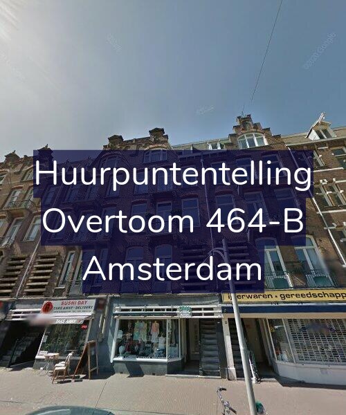 Foto gevel Huurpuntentelling voor Overtoom 464-B, Amsterdam