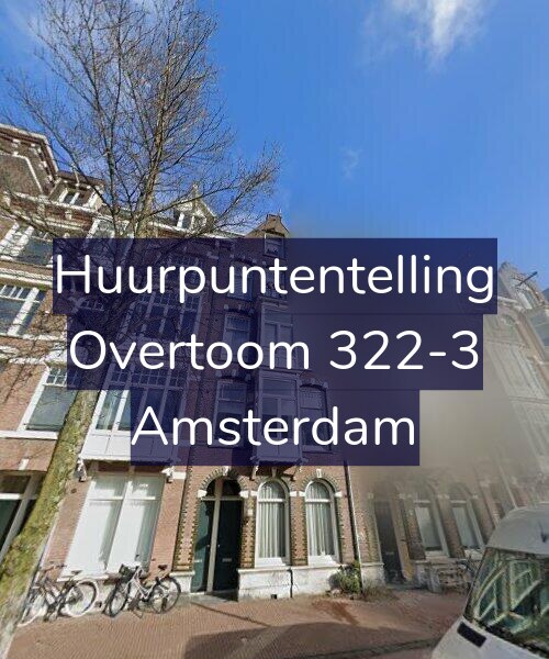 Foto gevel Huurpuntentelling voor Overtoom 322-3, Amsterdam