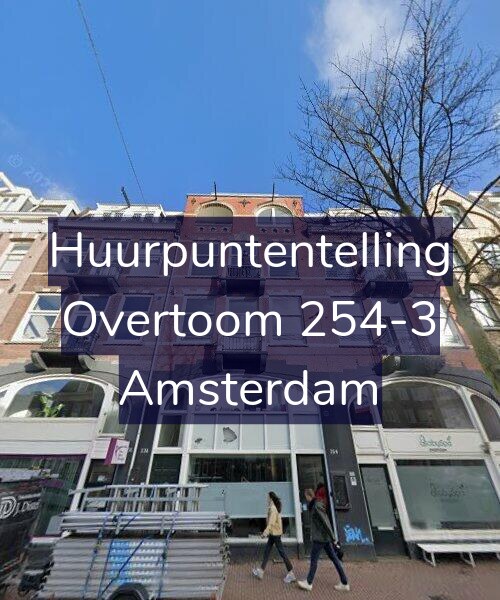 Foto gevel Huurpuntentelling voor Overtoom 254-3, Amsterdam