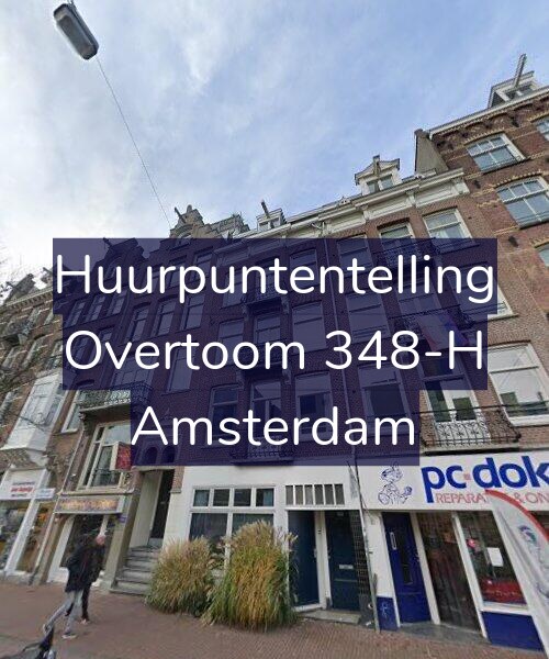 Foto gevel Huurpuntentelling voor Overtoom 348-H, Amsterdam