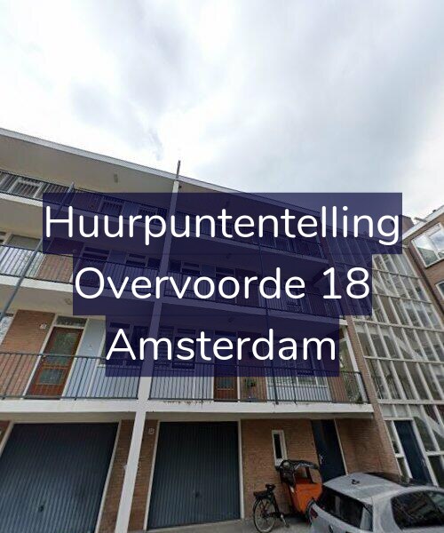 Foto gevel Huurpuntentelling voor Overvoorde 18, Amsterdam