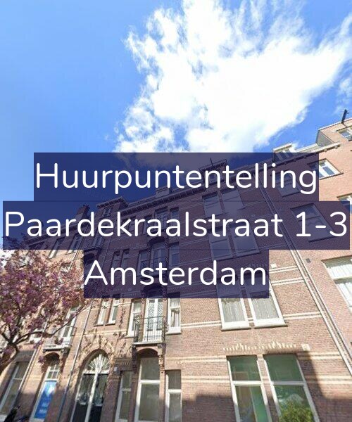 Foto gevel Huurpuntentelling voor Paardekraalstraat 1-3, Amsterdam