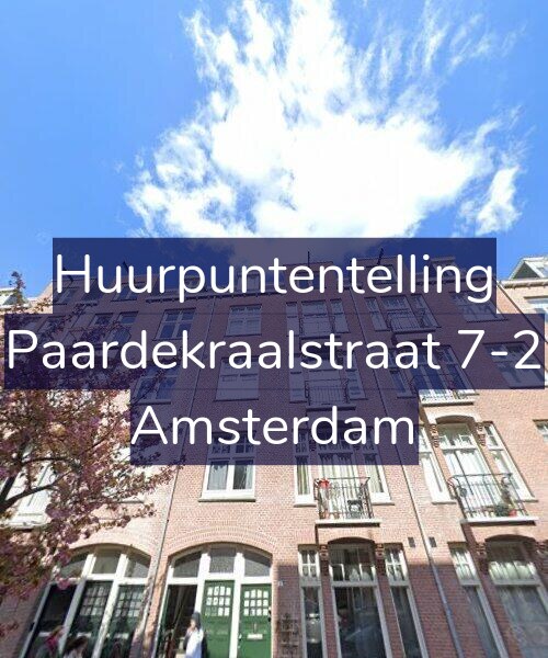 Foto gevel Huurpuntentelling voor Paardekraalstraat 7-2, Amsterdam