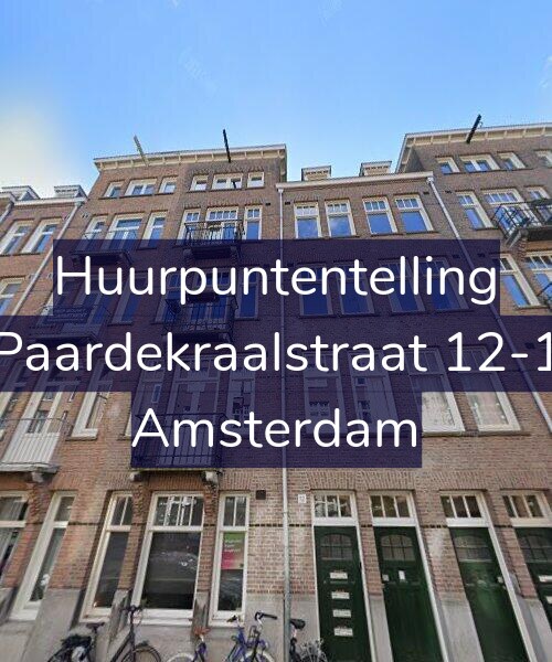 Foto gevel Huurpuntentelling voor Paardekraalstraat 12-1, Amsterdam