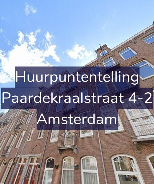 Foto gevel Huurpuntentelling voor Paardekraalstraat 4-2, Amsterdam