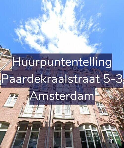 Foto gevel Huurpuntentelling voor Paardekraalstraat 5-3, Amsterdam