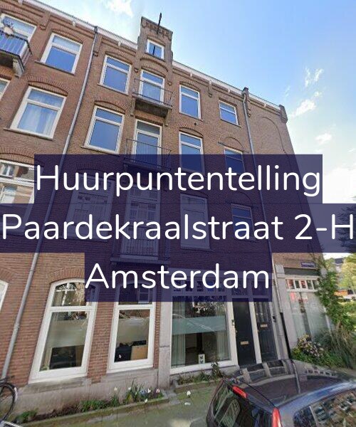 Foto gevel Huurpuntentelling voor Paardekraalstraat 2-H, Amsterdam