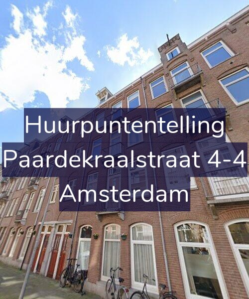 Foto gevel Huurpuntentelling voor Paardekraalstraat 4-4, Amsterdam