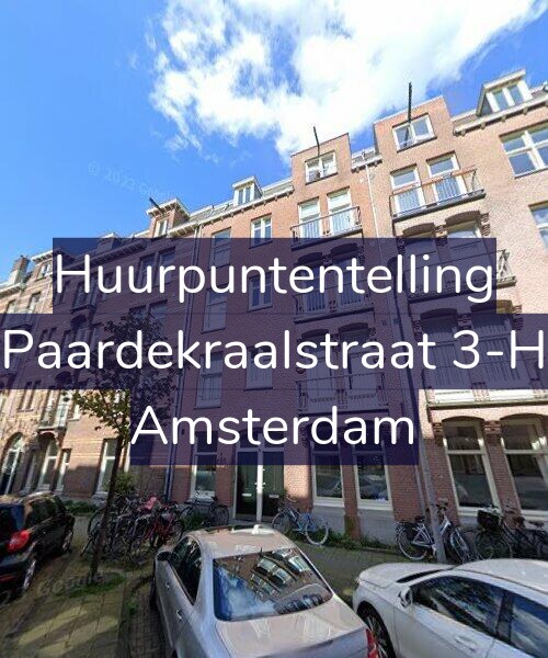 Foto gevel Huurpuntentelling voor Paardekraalstraat 3-H, Amsterdam