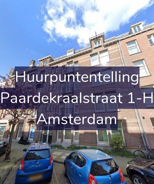 Foto gevel Huurpuntentelling voor Paardekraalstraat 1-H, Amsterdam