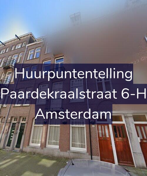 Foto gevel Huurpuntentelling voor Paardekraalstraat 6-H, Amsterdam