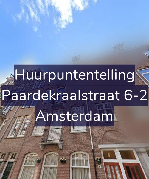 Foto gevel Huurpuntentelling voor Paardekraalstraat 6-2, Amsterdam