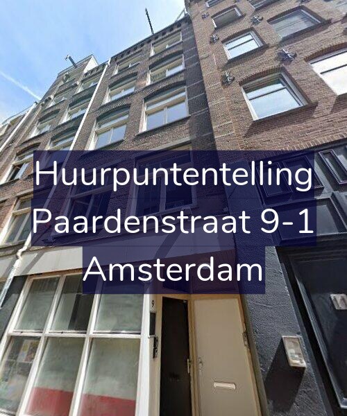 Foto gevel Huurpuntentelling voor Paardenstraat 9-1, Amsterdam