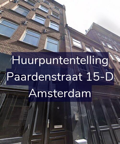 Foto gevel Huurpuntentelling voor Paardenstraat 15-D, Amsterdam