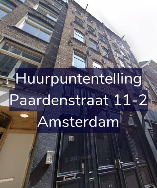 Foto gevel Huurpuntentelling voor Paardenstraat 11-2, Amsterdam