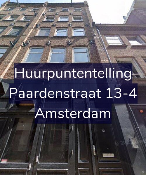 Foto gevel Huurpuntentelling voor Paardenstraat 13-4, Amsterdam