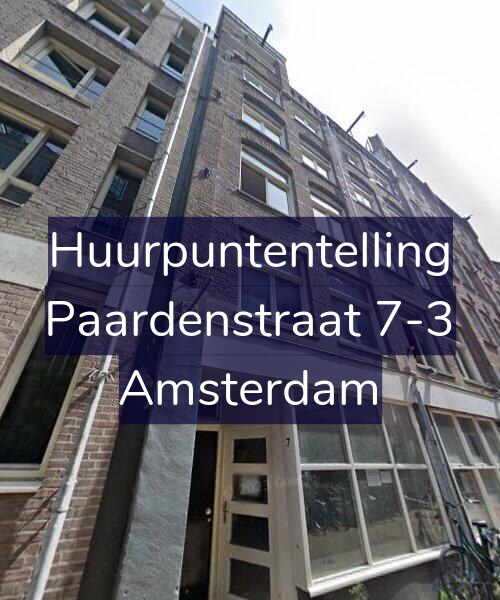 Foto gevel Huurpuntentelling voor Paardenstraat 7-3, Amsterdam