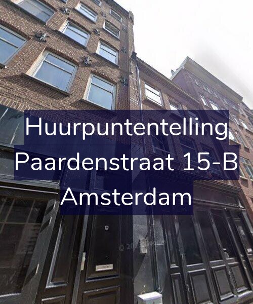 Foto gevel Huurpuntentelling voor Paardenstraat 15-B, Amsterdam