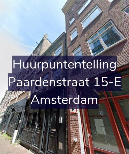 Foto gevel Huurpuntentelling voor Paardenstraat 15-E, Amsterdam