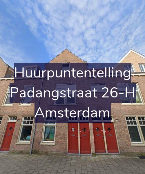 Foto gevel Huurpuntentelling voor Padangstraat 26-H, Amsterdam