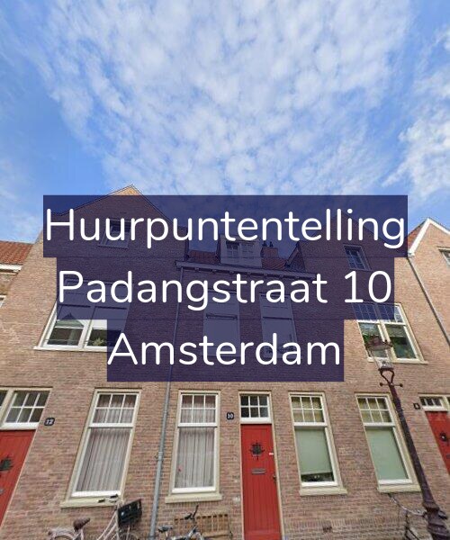 Foto gevel Huurpuntentelling voor Padangstraat 10, Amsterdam