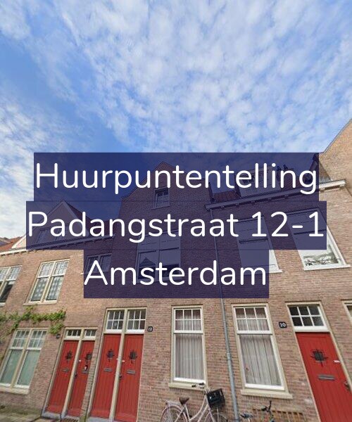 Foto gevel Huurpuntentelling voor Padangstraat 12-1, Amsterdam