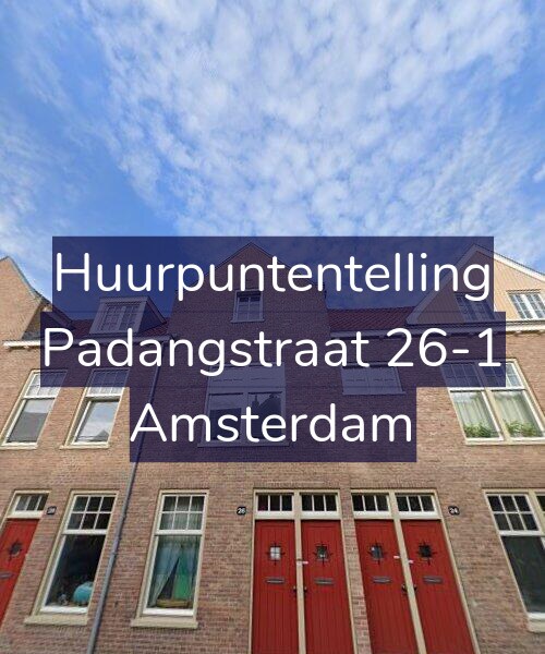 Foto gevel Huurpuntentelling voor Padangstraat 26-1, Amsterdam