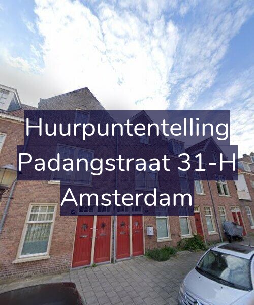 Foto gevel Huurpuntentelling voor Padangstraat 31-H, Amsterdam