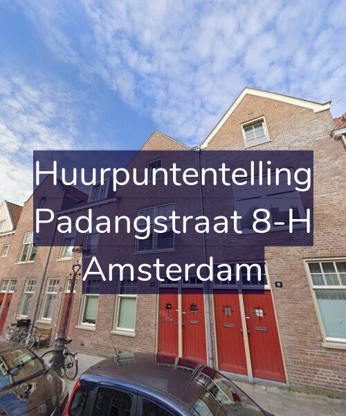Foto gevel Huurpuntentelling voor Padangstraat 8-H, Amsterdam